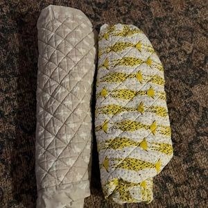 Crate and Kids Set of 2 changing pad covers cute neutral and giraffe print